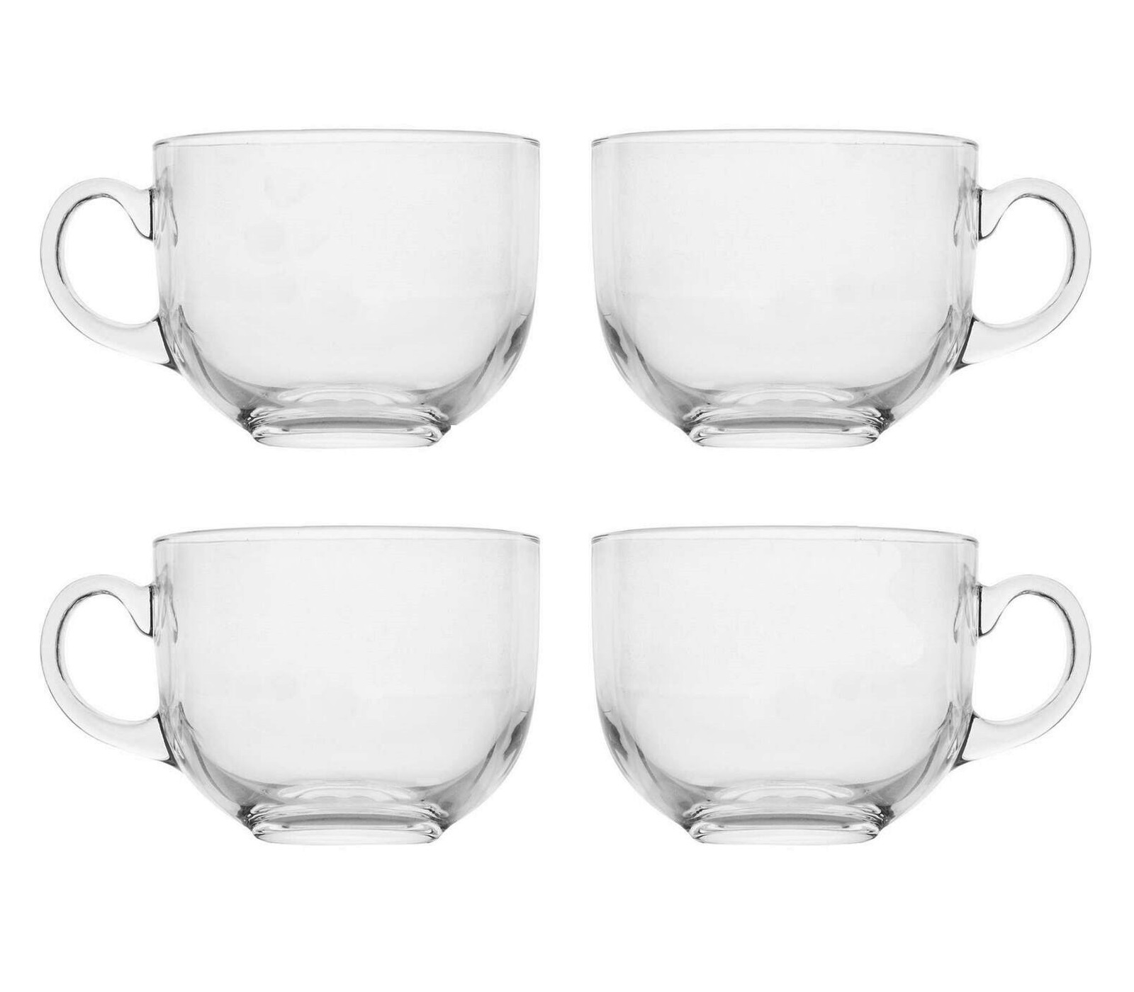 mainstays 16 oz clear glass cappuccino mug